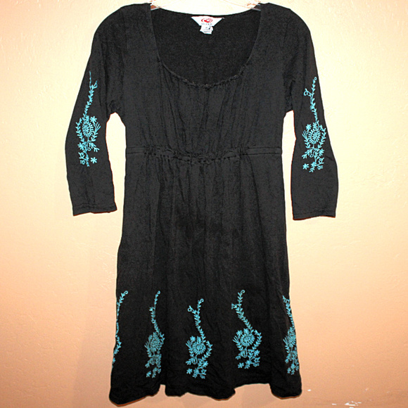 embroidered western dress